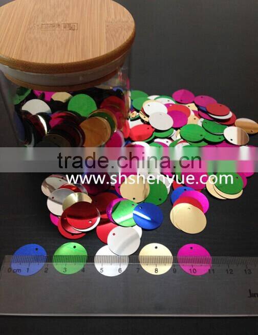 plain embossing sequin loose