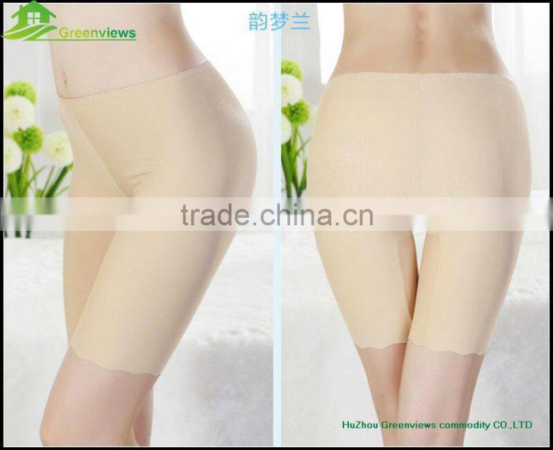 Women sexy control boyshort showing women panties high waist spandex polyester body shaper for fat women underwear
