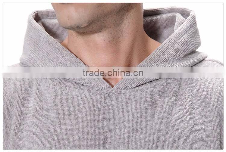 Microfiber hooded towel surf hooded poncho towel
