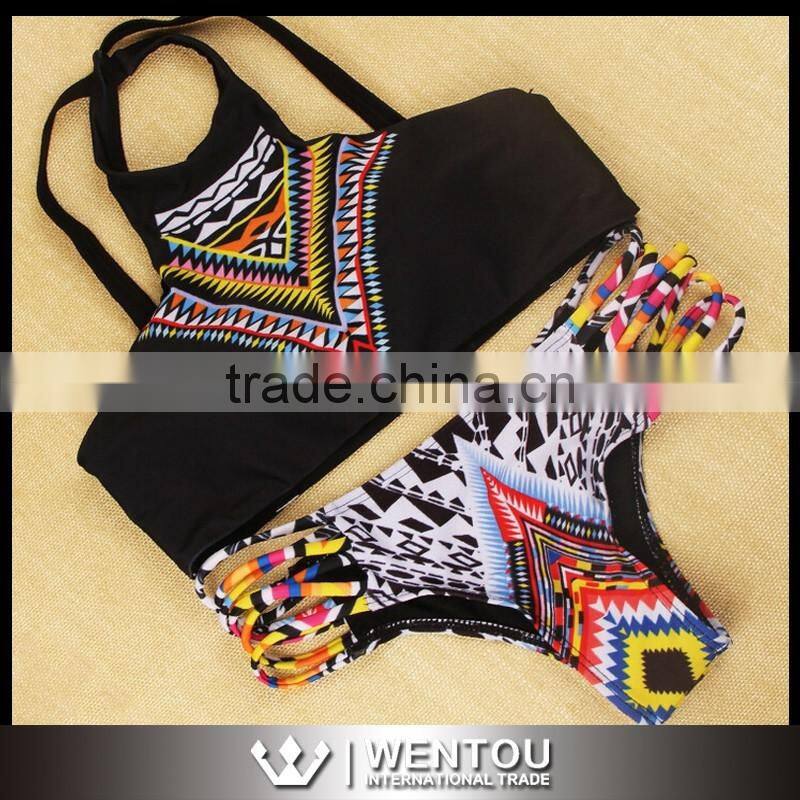 Hot Sale Sexy Vintage Printing Bikini