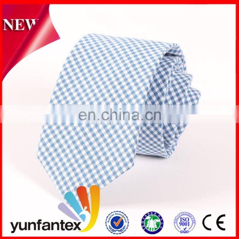 latest fashion design cotton colorful tie for men