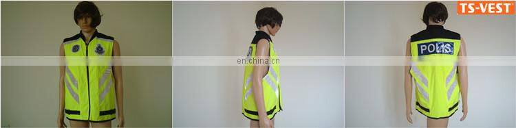 100% polyester safety reflective waterproof raincoat 3 in 1 jacket