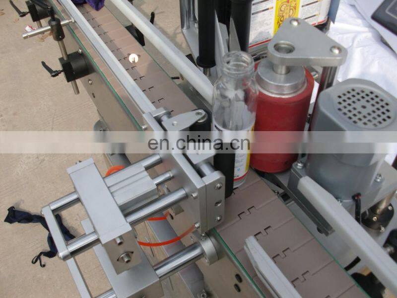 HIG Omron detect eye automatic round bottle sticker labeling machine with fix-point function
