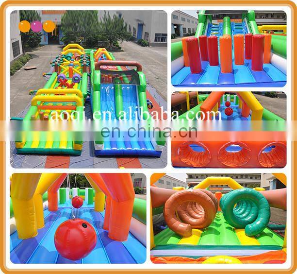 Obstacle Courses Type and PVC Material Inflatable Games for boot camp