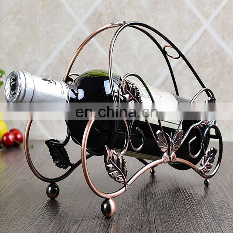 High Quality Vivid Butterfly Metal Wine Rack, Metal WinW Holder