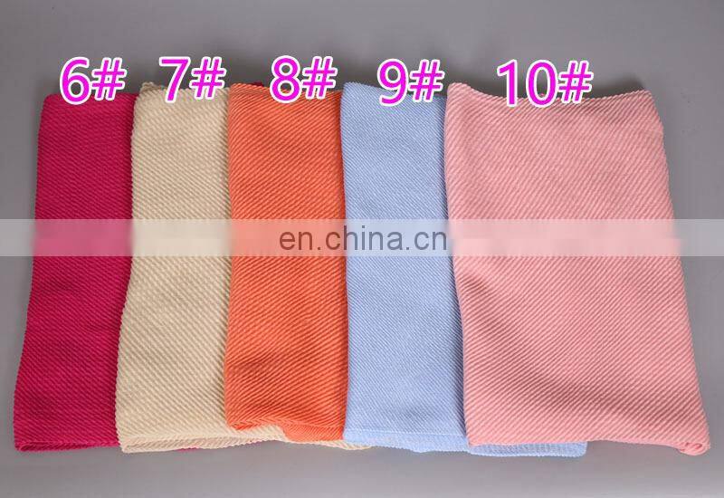 customize wholesale women stylish dubai muslim scarf hijab wrinkle scarf hijab