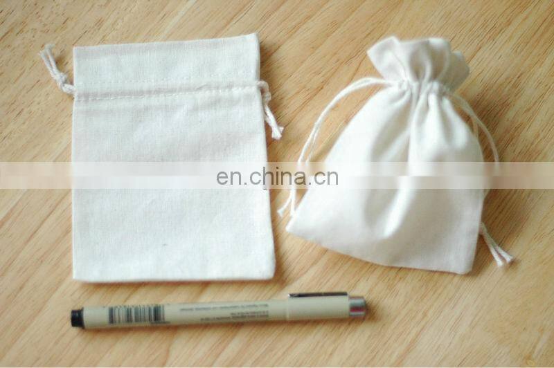 factory directly wholesale cotton fabric drawstring bag custom cotton drawstring bag eco-friendly fabric bag wholesale