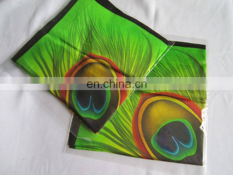Factory Direct Luxury Custom Digital Printed 65*180cm 100% silk scarf