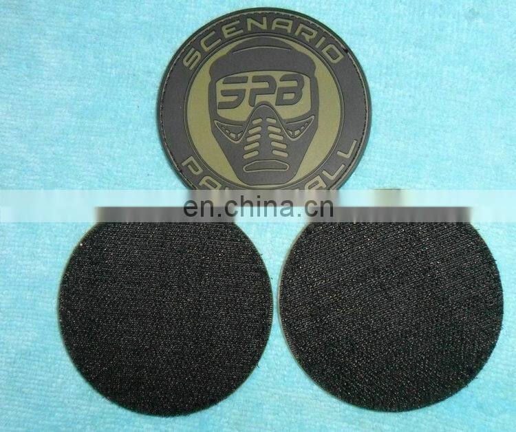 custom pvc rubber embroidery woven patch