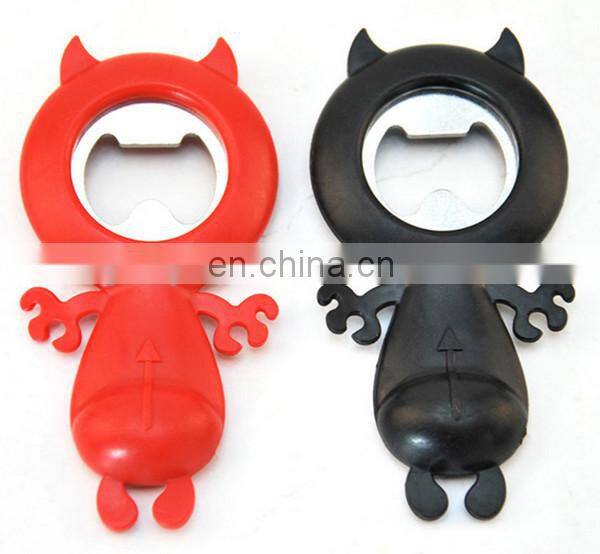 Cartoon deisgn Silicone frame Buy bulk metal bottle openers hot sales in 2014