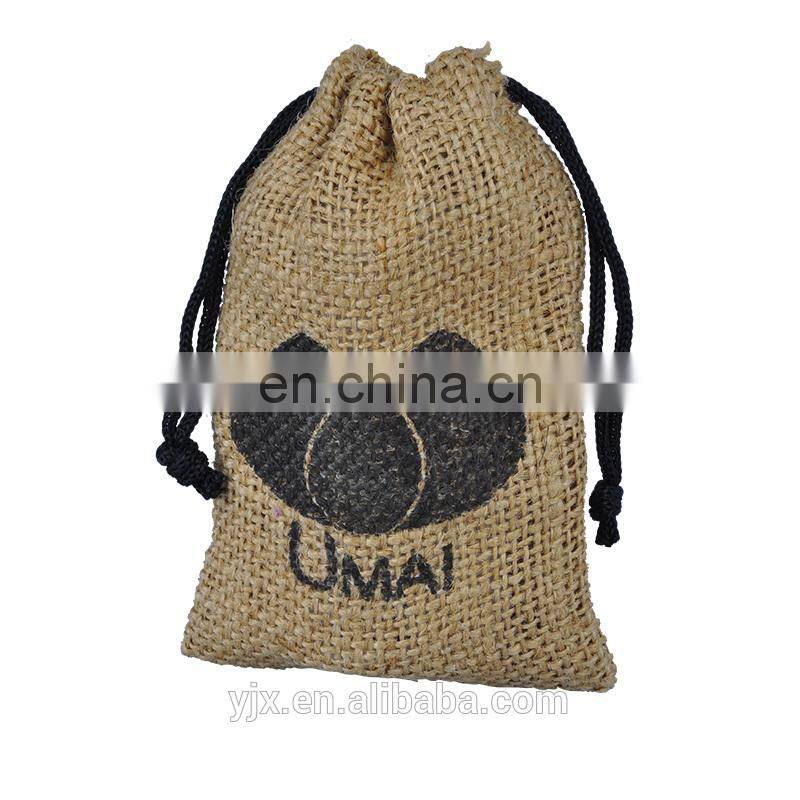 hot new products custom printing empty jute tea bags/custom shape jute tea bag