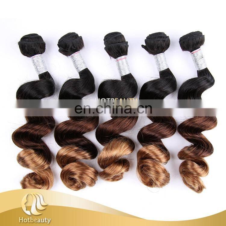 3 Tone Color Loose Wave Loose Wave No Mix Animal Hair
