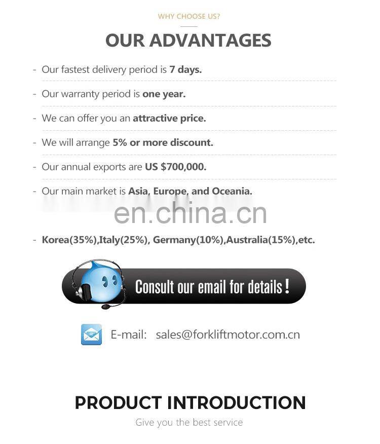 2.2KW 12V Forklift DC Electric Motor For forklift