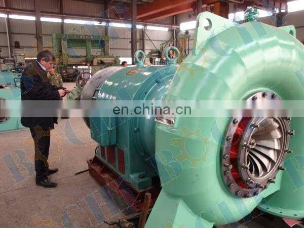 custom water turbine for hydroelectric plants