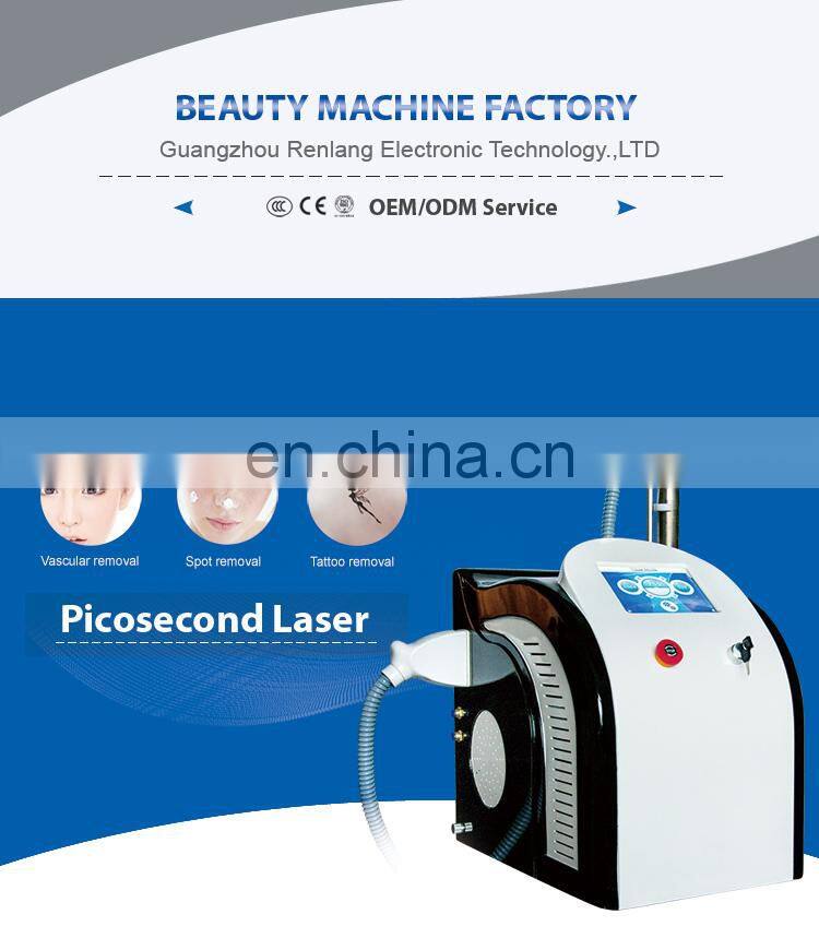 755nm honeycomb nozzle eyeline tattoo pigment removal pico laser machine