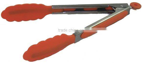 100% silicone food grade kitchen tong
