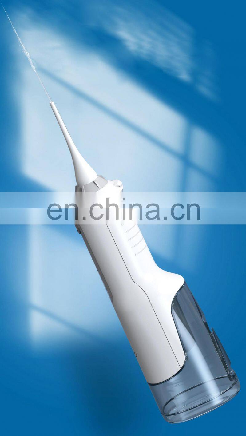 NEW ITEM OEM Portable Traveler Handle Cordless Freedom Electric Dental Oral Irrigator 170ml Tooth Water Flosser Soft Waterproof