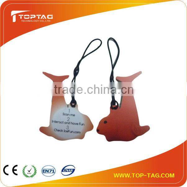 13.56mhz Flower Shape RFID key tag or customized shape