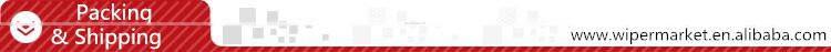 CLWIPER 18''/24'' with blister package auto universal flat wiper blade with spray nozzle spoiler