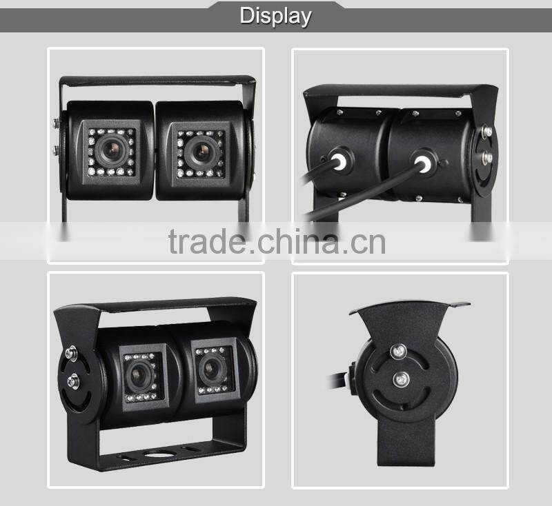 cctv camera system dual cam car rear view waterproof camera ccd backup camera