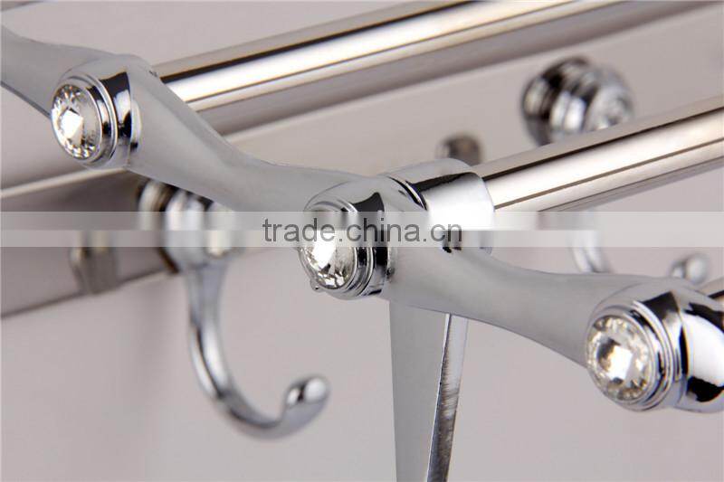 WESDA Stainless steel folding towel rack,folding bathroom rack 166B