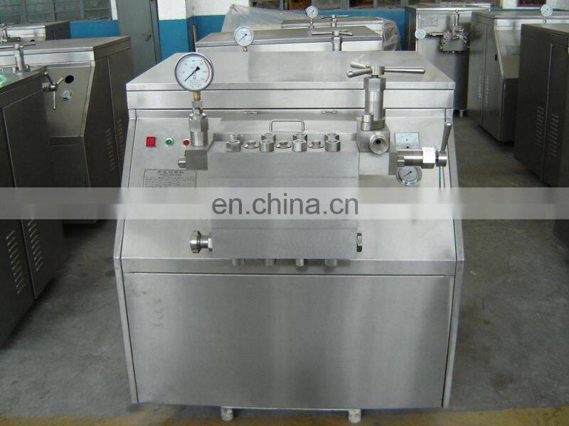 Automatic 100l 200l milk homogenizer machine auto 100 200 liter high pressure fruit juice dairy homogenizer cheap price for sale