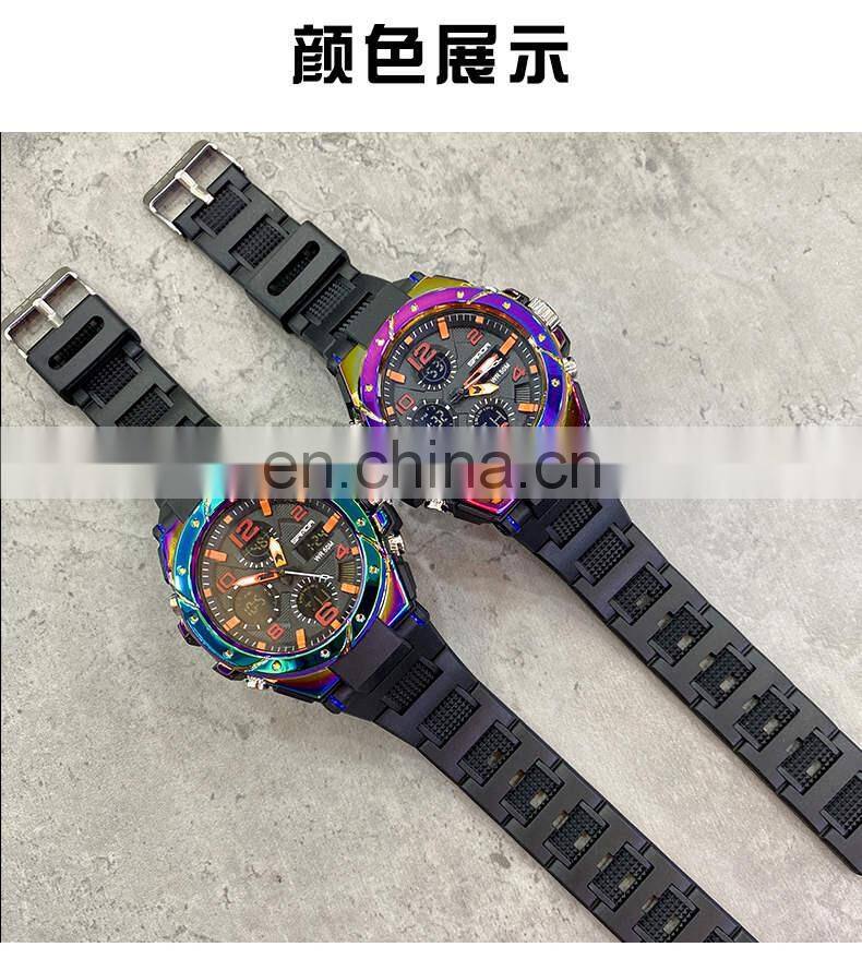 SANDA 6008 New hot Sport Men's Watches Luminous Waterproof Analogue Digital Watches Waterproof