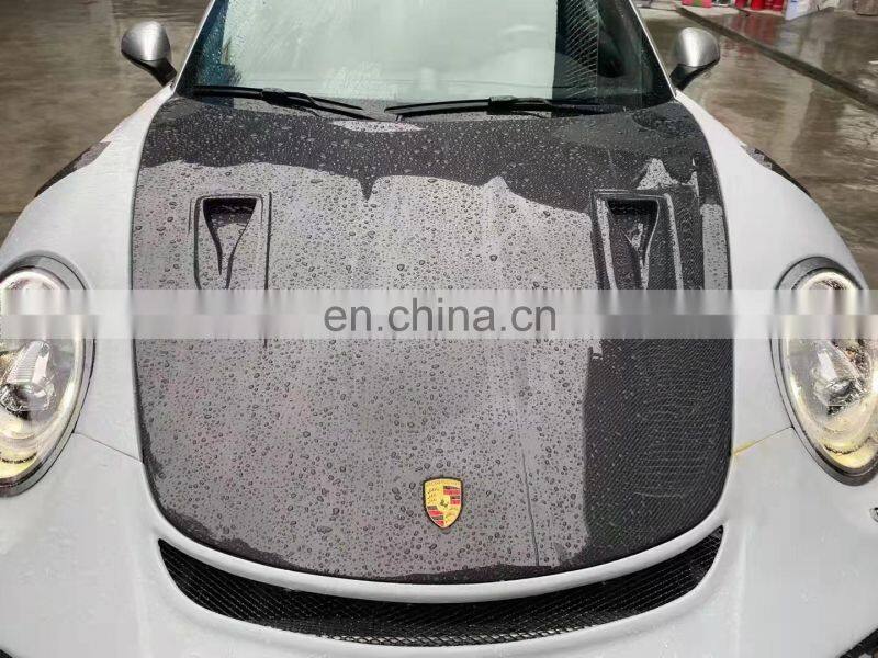 Runde FRP Or Half Carbon For Porsche 911-991.2 Upgrade GT3RS Style Body Kit Front Rear Bumper Lip Side Skirt Fender Hood Spoiler