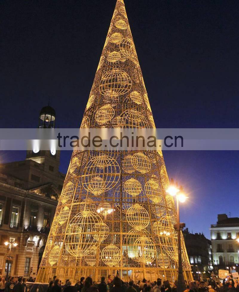 2015 commercial 25 meters outdoor lighted christmas tree