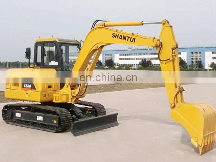 SHANTUI SE60 small 6 ton excavator with 0.22m3 bucket capacity
