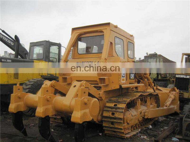 Japan Caterpillar D7G crawler bulldozer , CAT D7 dozer tracked in Shanghai