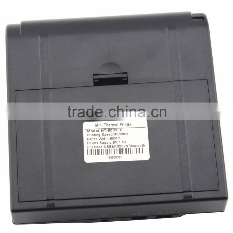 Trade Assurance 80LYDD 80mm paper width andriod mobile pc computer mini bluetooth mini thermal receipt printer