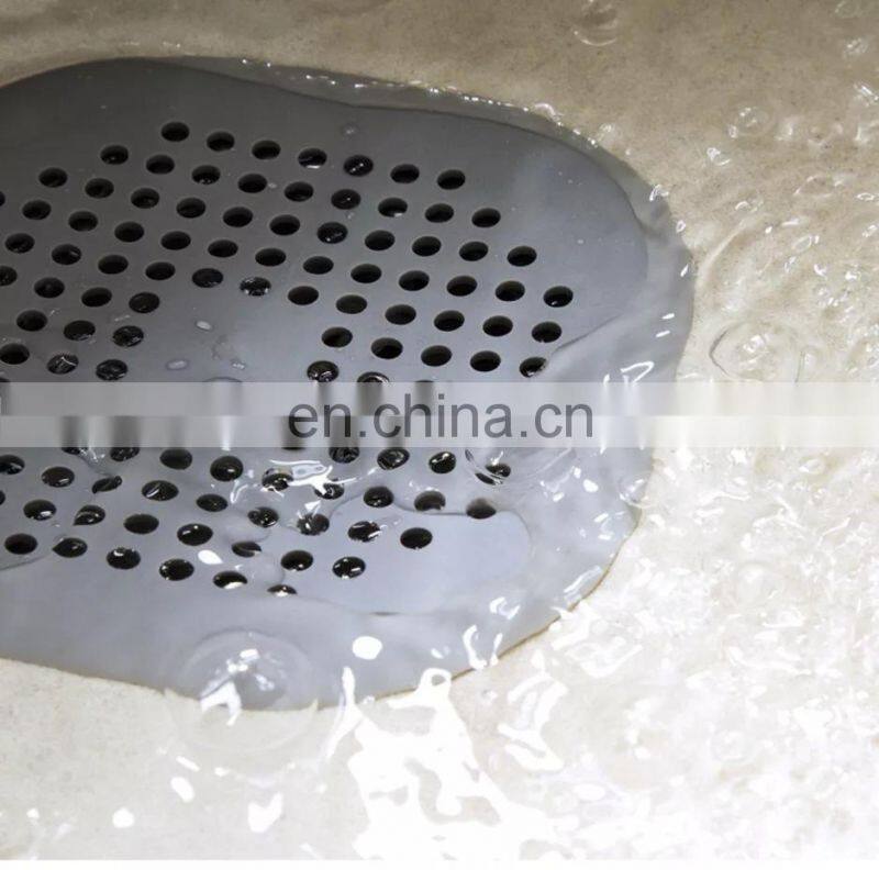Hair Filter Sink Anti-blocking Strainer Bathtub Shower Floor Drain Stopper Silicone Kitchen Deodorant Plug Bathroom Accessories