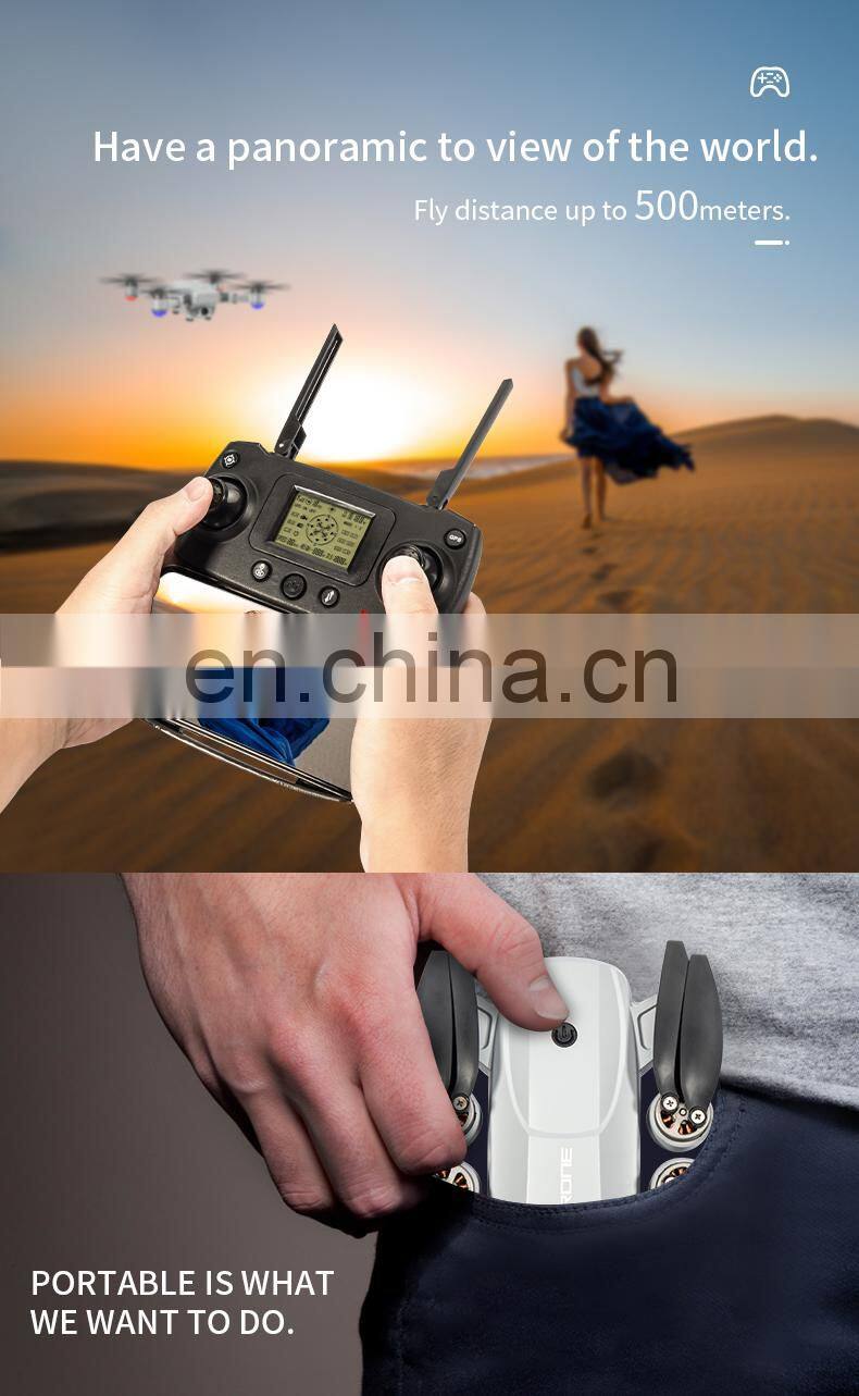 New Trend JJRC X16 6K Camera Gray Optical Flow Brushless RC Drone Quadcopter GPS Foldable 25Mins Profesional UFO for hobby