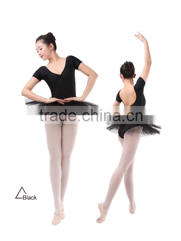 Leotard with Attached Tutu, Performance and Training Tutu Dress