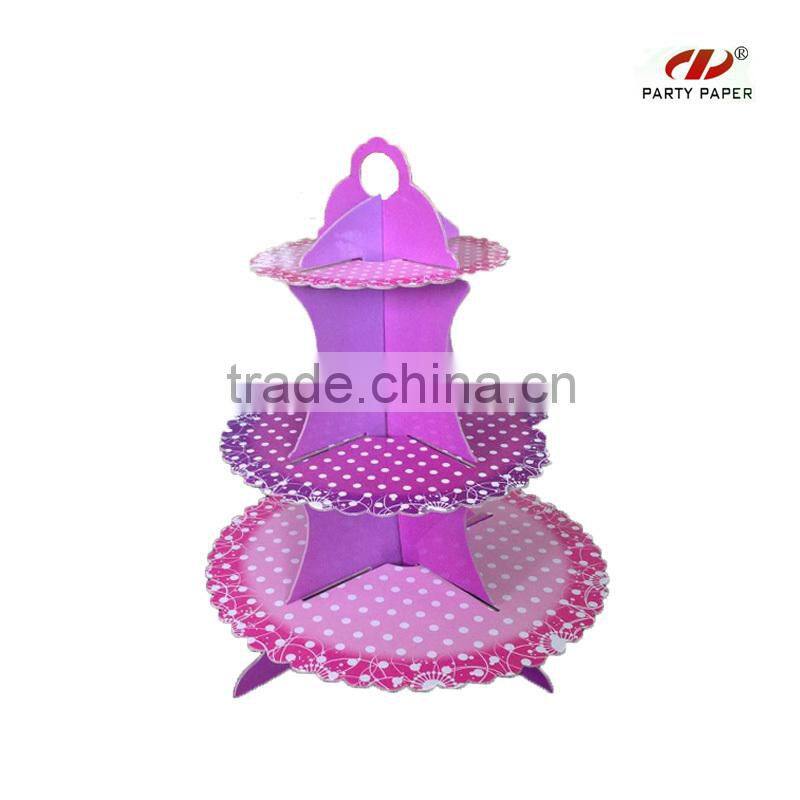 Pretty Paper Cake Cup Stand