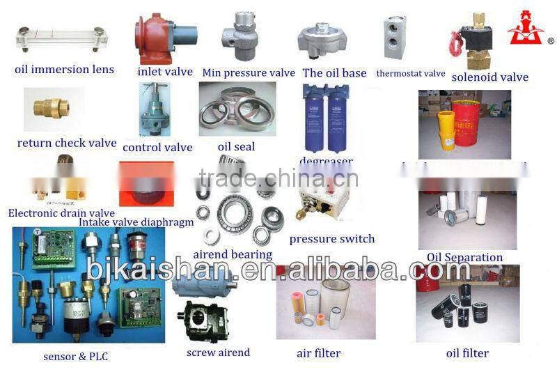 Durable classical stationary 90kw screw air compressor