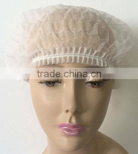 Colorful disposable bouffant cap, mushroom caps