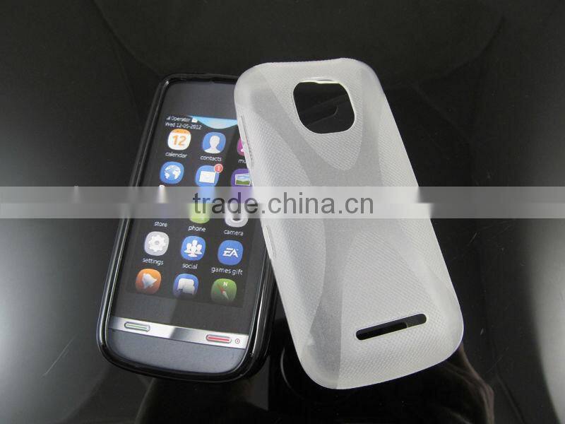 X line for Nokia ASha 311 rubber cell phone case