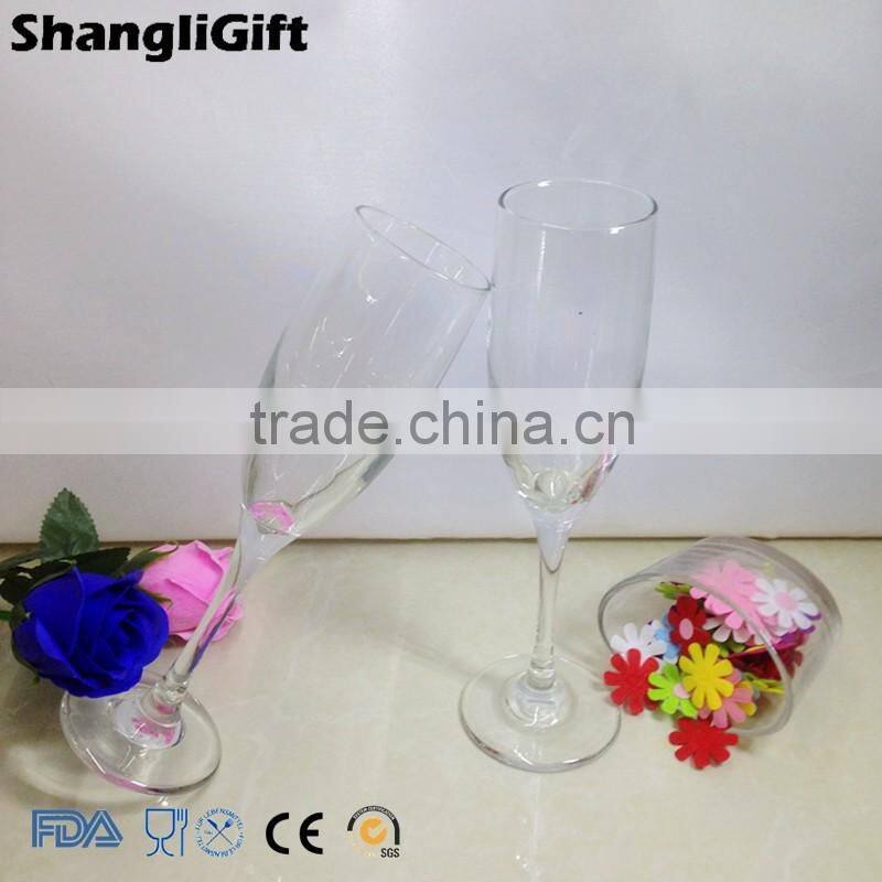 High-End 180ml Glass Goblet Champagne Glass Drinking Cup