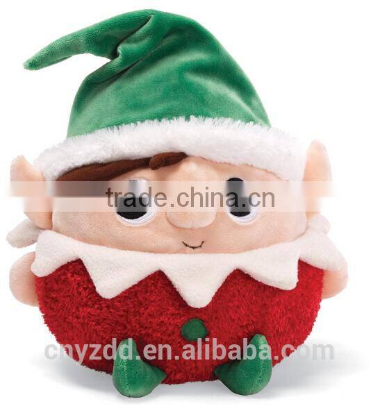 9" Plush Elf Wearing Chirstmas Clothes/High Quality Stuffed Toy Elf BoyElf Toy for Christmas