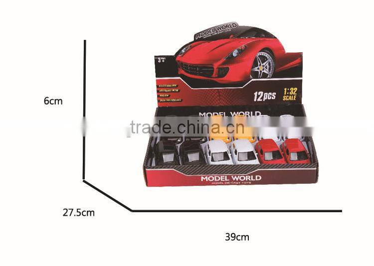 1:32 diecast cars pull back mini metal car toy