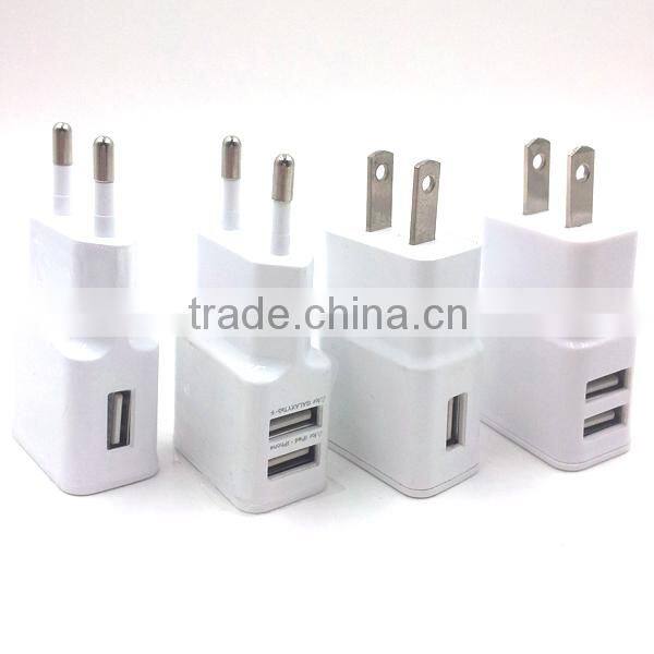 Portable Usb Wall Plug Charger for Samsung Charging/EU US Wall Charger China Factory