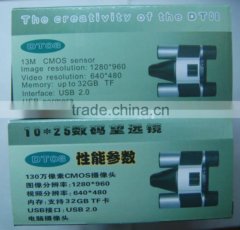 2016 Factory Price High quality digital camera with telescope with mutil-language