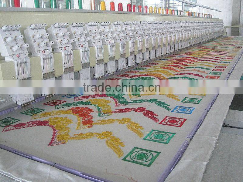 4needles 33heads computerized flat embroidery machine