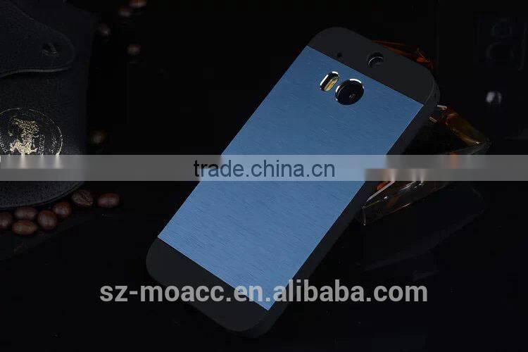 Wire drawing aluminum metal case for htc one m8