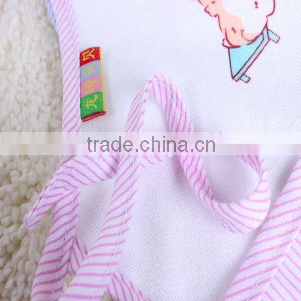 WZ-MS-029 velvet plain white baby body bibs