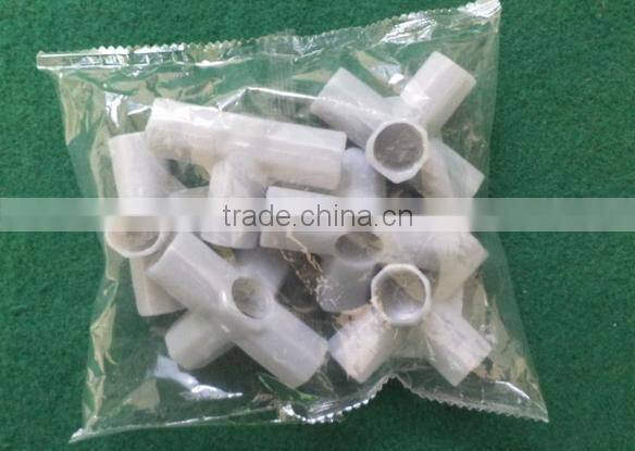 All Kinds Plastic White PVC Pipe Fitting, customized processing of plastic parts