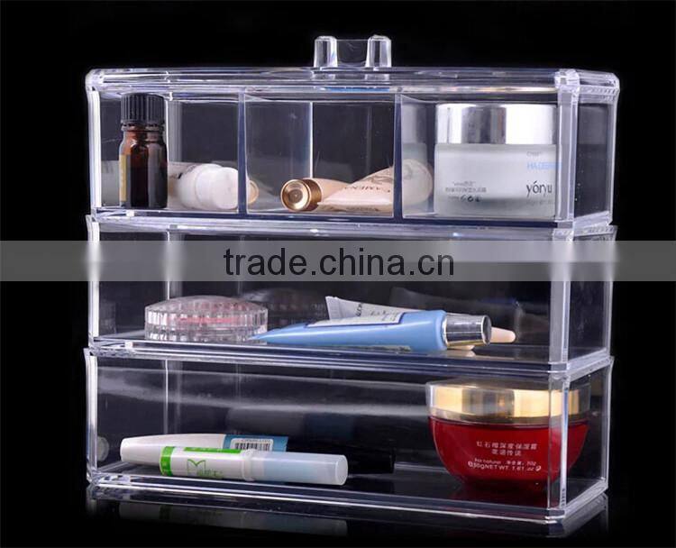 New Clear Jewellery acrylic cosmetic Display Box