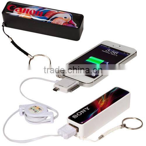 2600mah power bank with custom PMS color and Logo